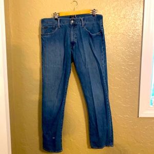 Mens Ralph Lauren “The Hampton Relaxed Straight” jeans 34x22 EUC
